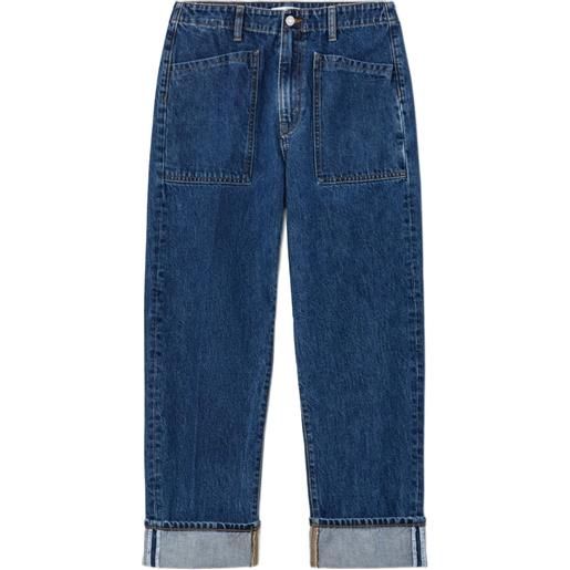 RE/DONE jeans bender con tasche - blu