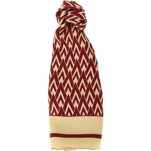 Valentino Garavani sciarpa toute la v - giallo