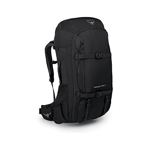 Osprey farpoint uomo zaino, 55l, nero, taglia unica