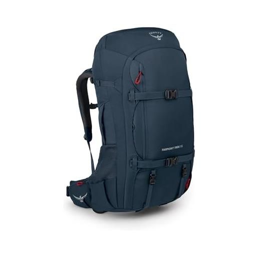 Osprey farpoint uomo zaino, 55l, muted space blue, taglia unica