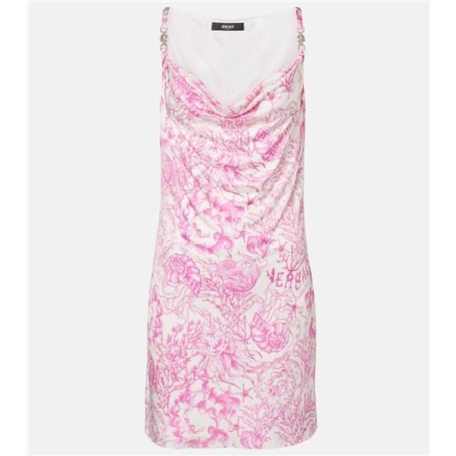 Abito Corto In PU Glitter Per Donna - Rosa Argentato Sexy - Per Discoteca E Serate - Foto 4