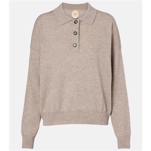 Jardin des Orangers polo in lana e cashmere
