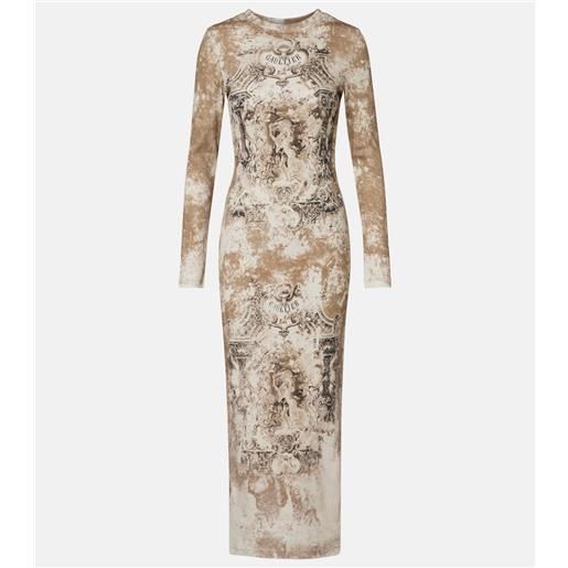 Jean Paul Gaultier abito midi mã©daillon in jersey