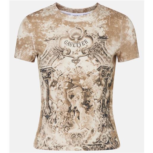 Jean Paul Gaultier t-shirt mã©daillon in jersey