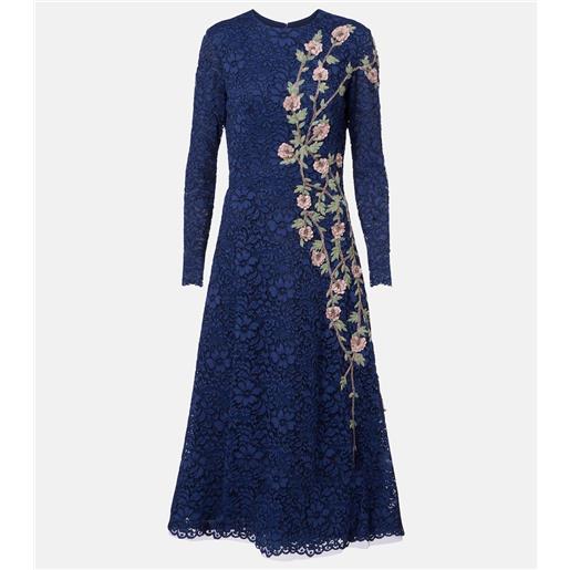 Costarellos abito da cocktail marlena in pizzo con decorazioni