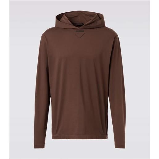 Prada felpa in cotone