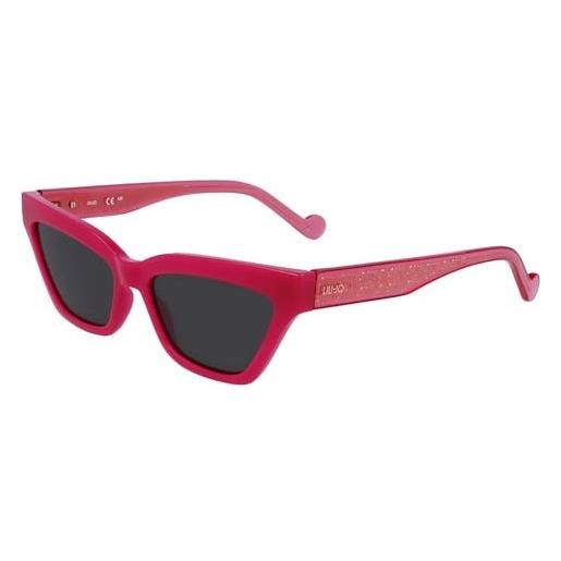 Liu Jo lj781s 525 fuchsia sunglasses woman iniettato, cat eye, 55