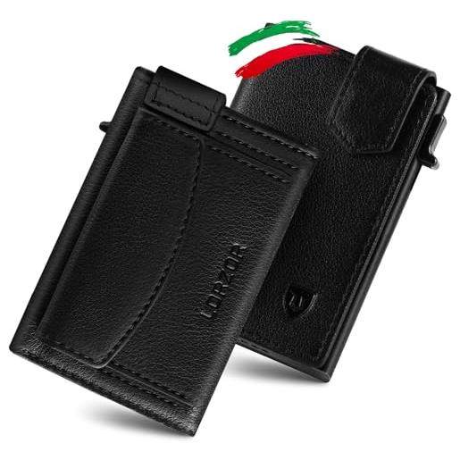Portafoglio Uomo Portacarte In Pelle Hugo Premium Con Protezione RFID - Berliner Bags, Per 6 Carte Porta Carte Credito Pelle - Foto 4