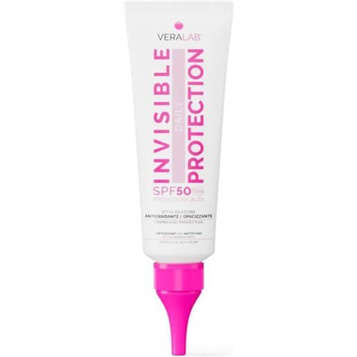 VERALAB invisible daily protection spf 50 - crema viso spf50 con attivi opacizzanti 50 ml