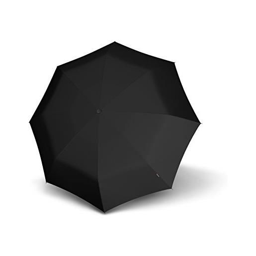 Knirps stock umbrella t. 900 extra long automatic nero - automatico - con impugnatura a bastone - a prova di tempesta - grande - nero