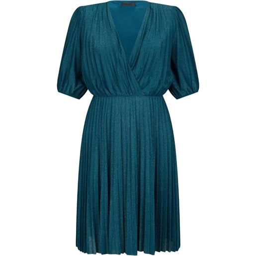 LIU JO abito corto plissettato - blu