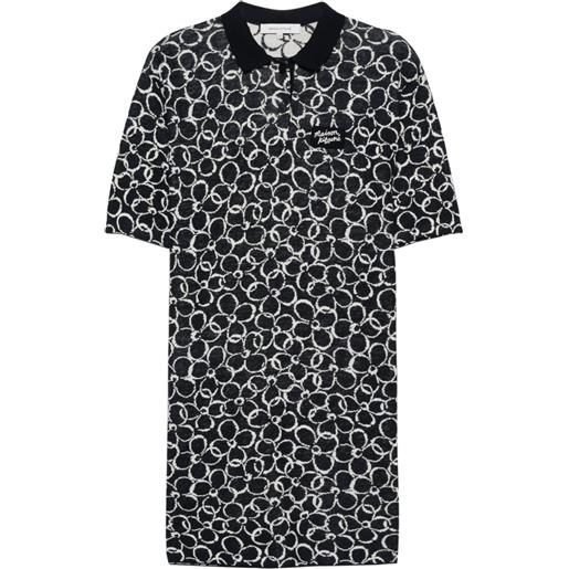 Maison Kitsuné abito abstract daisy jacquard - blu