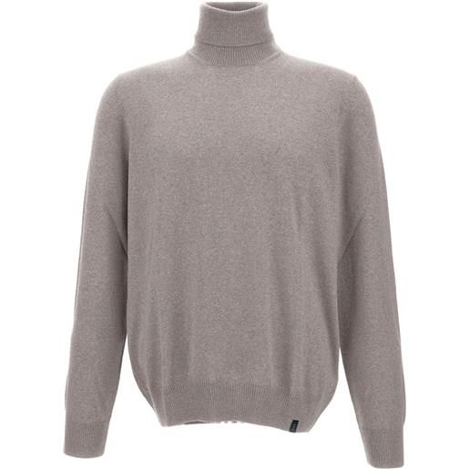 Fay maglione in lana a collo alto - grigio