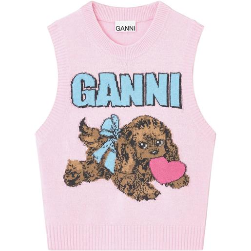 GANNI giacche GANNI - rosa