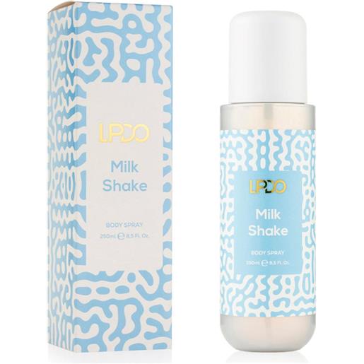 Lpdo milk shake body spray acqua profumata spray
