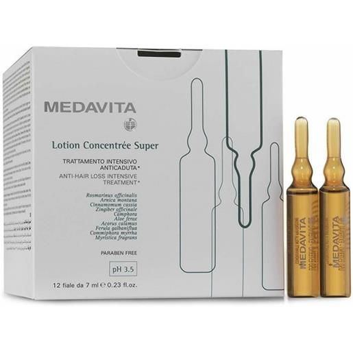 Medavita lotion concentree anticaduta donna super 12x7ml - fiale anti-caduta donna super capelli fragili