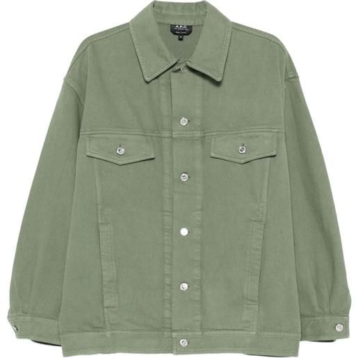 A.P.C. giacca con tasche - verde