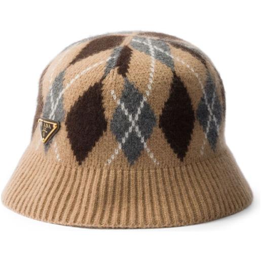 Prada cappello bucket - marrone
