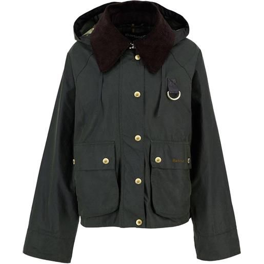 Barbour giacca con cappuccio - verde