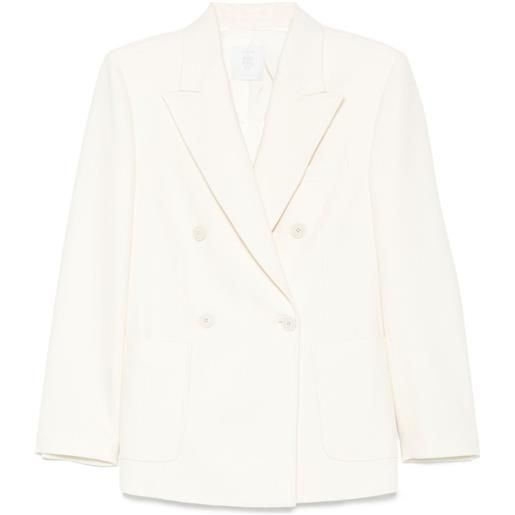 Eleventy completo doppiopetto in lana - toni neutri