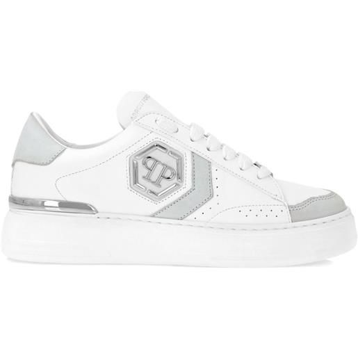Philipp Plein sneakers hexagon - bianco