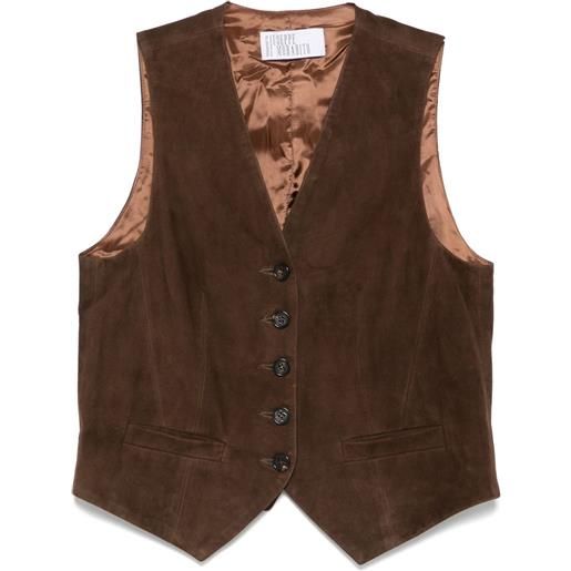 Giuseppe Di Morabito gilet con bottoni - marrone