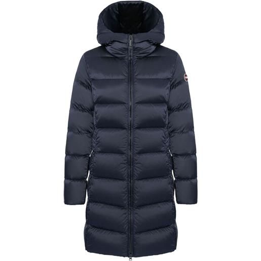 Colmar piumino trapuntato con cappuccio - blu