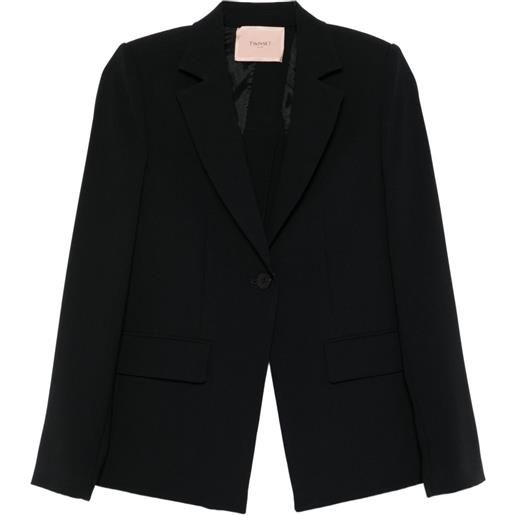 TWINSET blazer monopetto - nero