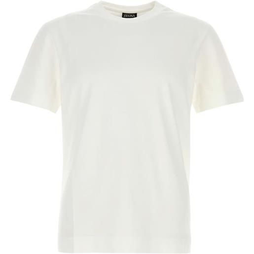 Zegna t-shirt girocollo - bianco