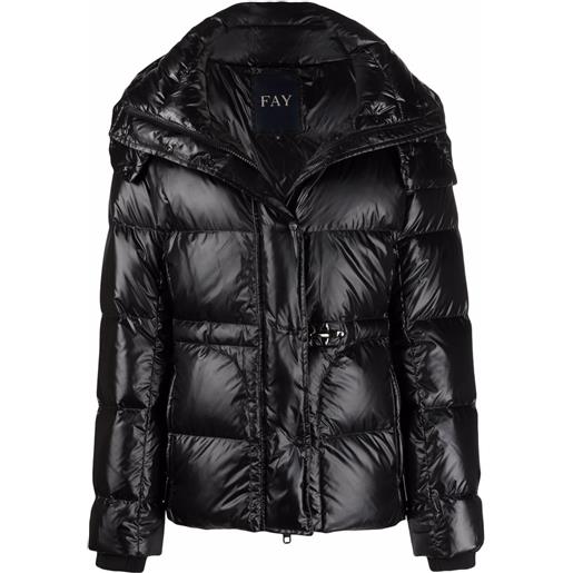 Fay piumino trapuntato - nero