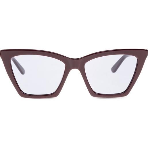 Alexander McQueen Eyewear occhiali da sole cat-eye - rosso