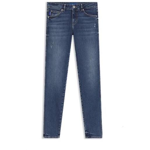 HUGO jeans skinny fit in denim elasticizzato blu quarzo, blu