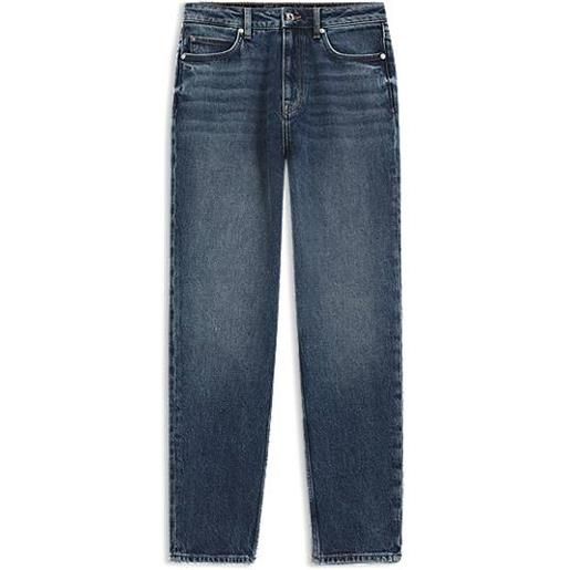 HUGO jeans mom fit in comodo denim elasticizzato blu autentico, blu