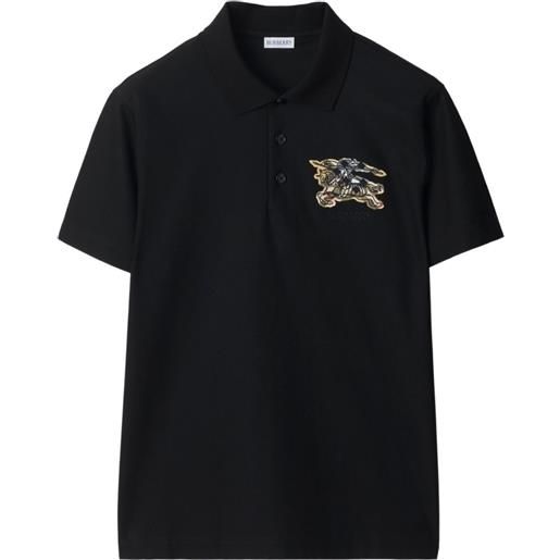 Burberry polo equestrian knight design - nero