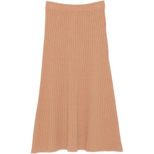 TWINSET gonna midi a coste - toni neutri