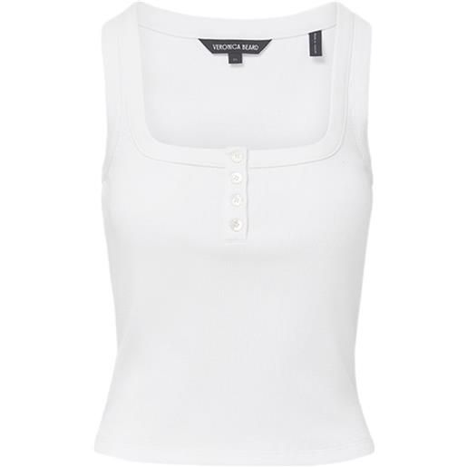 Veronica Beard canotta con scollo squadrato - bianco