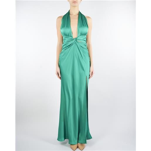 ACTUALEE abito in raso con scollo