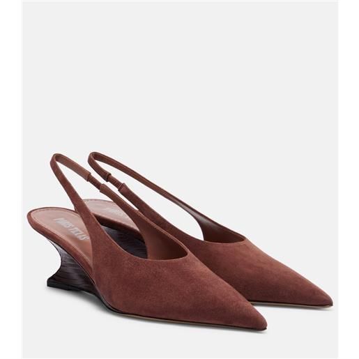 Paris Texas zeppe nina 50 in suede