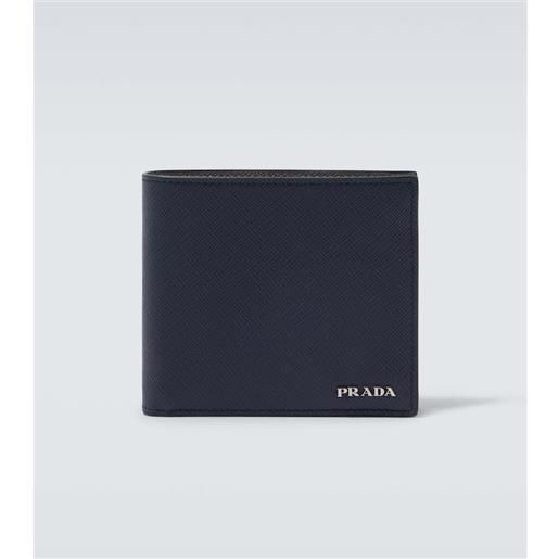 Prada portafoglio in pelle saffiano