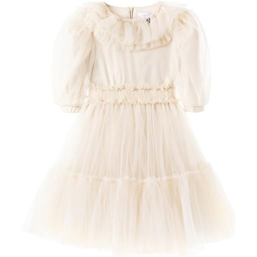 Monnalisa abito in tulle con volant