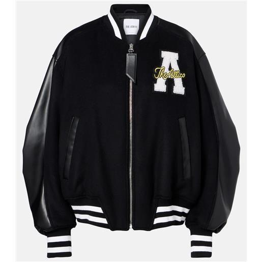 The Attico blusa in pile di misto lana