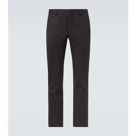 Prada pantaloni regular in lana vergine