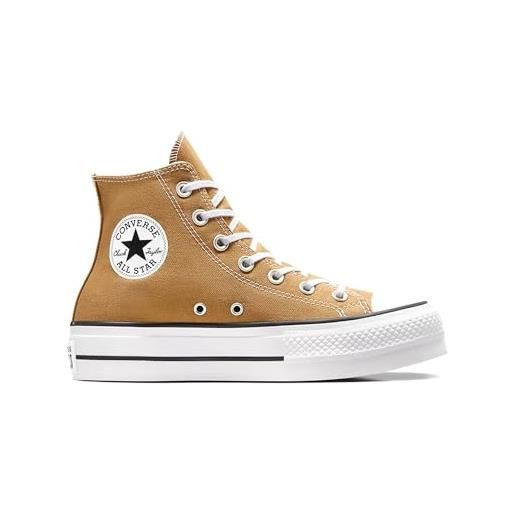 Converse chuck taylor all star platform sneaker giallo da donna a06506c