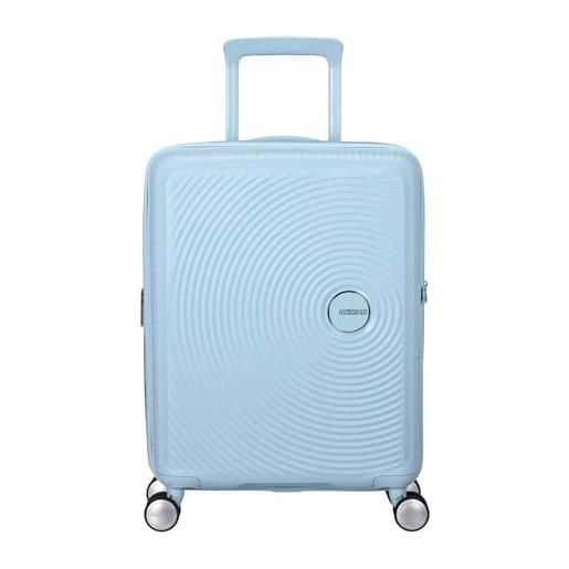 American Tourister trolley soundbox exp cabin size spinner 32g*001 pastel blue