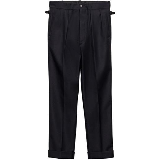 Prada pantaloni plissé - blu
