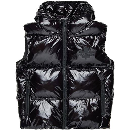 DSQUARED2 KIDS gilet con stampa - nero