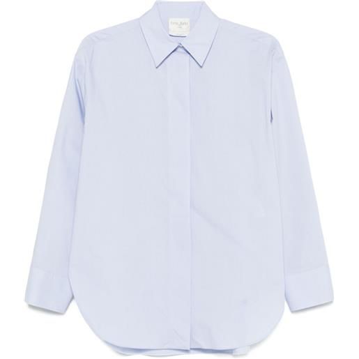 Forte Forte camicia con orlo curvo - blu