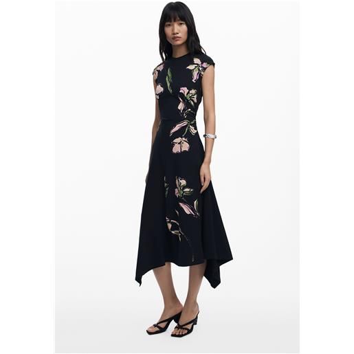 Desigual abito asimmetrico a fiori
