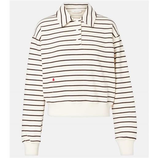 JW Anderson polo cropped in cotone a righe