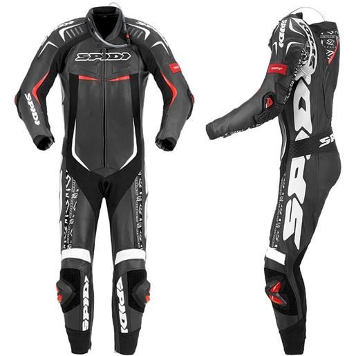 SPIDI tuta track wind replica evo bianco nero SPIDI